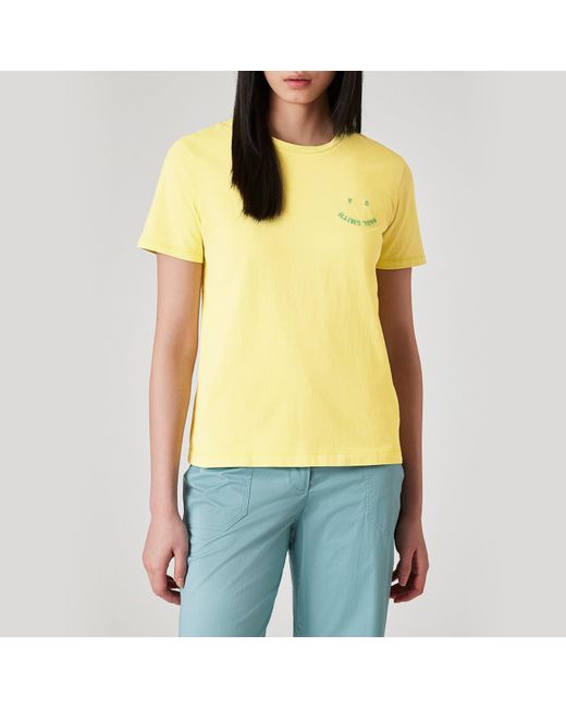 Paul Smith Yellow Happy T-Shirt