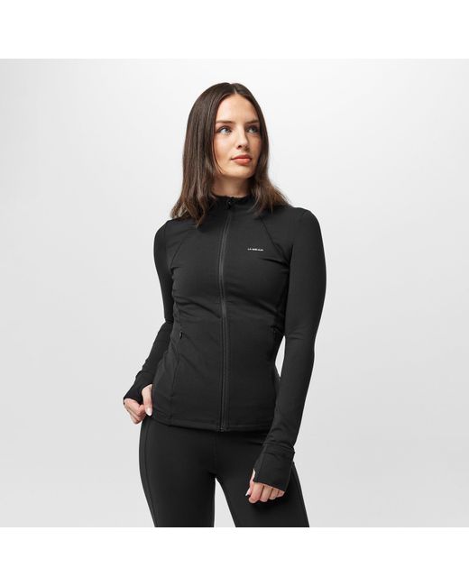 La Gear Black Moisture-Wicking Performance Training Jacket