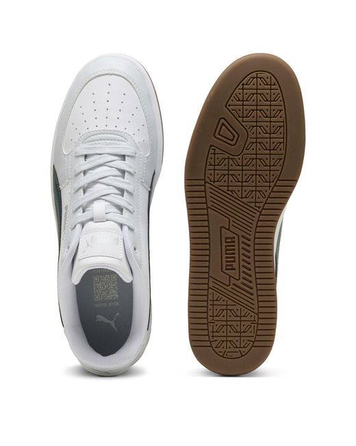 PUMA White Caven 2.0 Low-Top Trainers for men