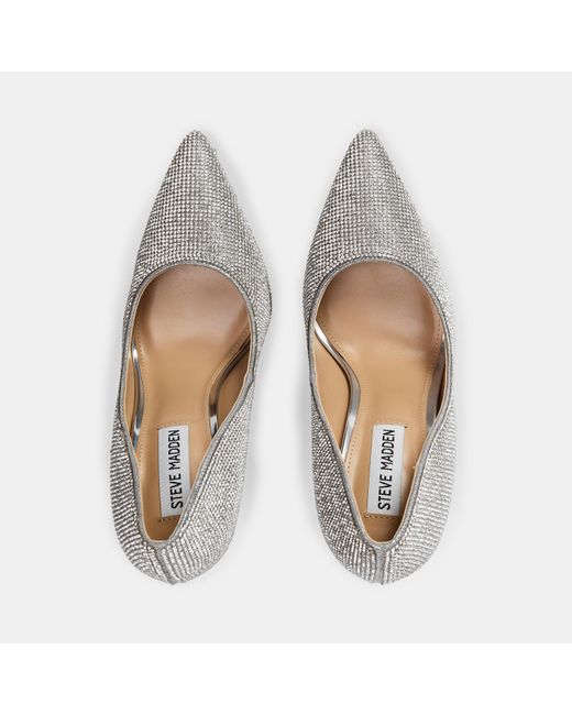 Steve Madden Gray Klassy R Stiletto Court Shoes