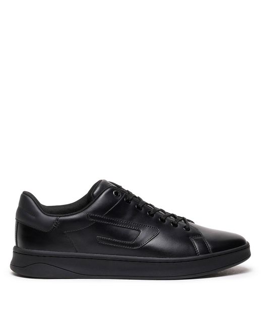 DIESEL Black Athene Low Top Trainers for men