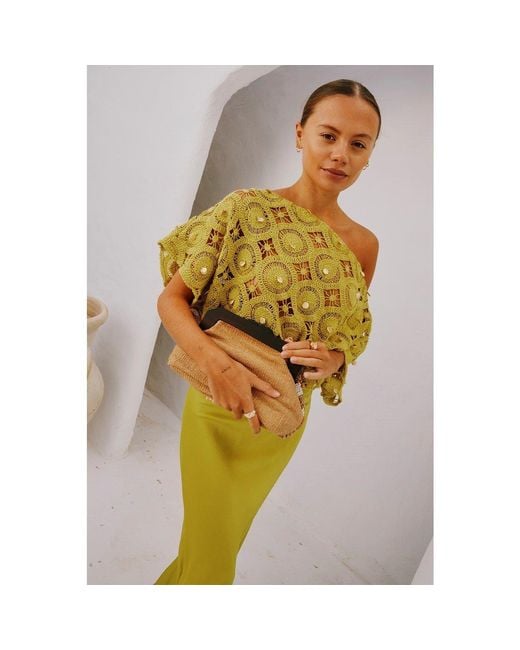 Never Fully Dressed Green Shell Tilly Maxi Dress