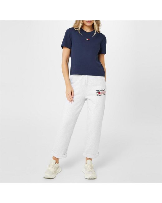 Tommy Hilfiger Blue Centre Badge T Shirt