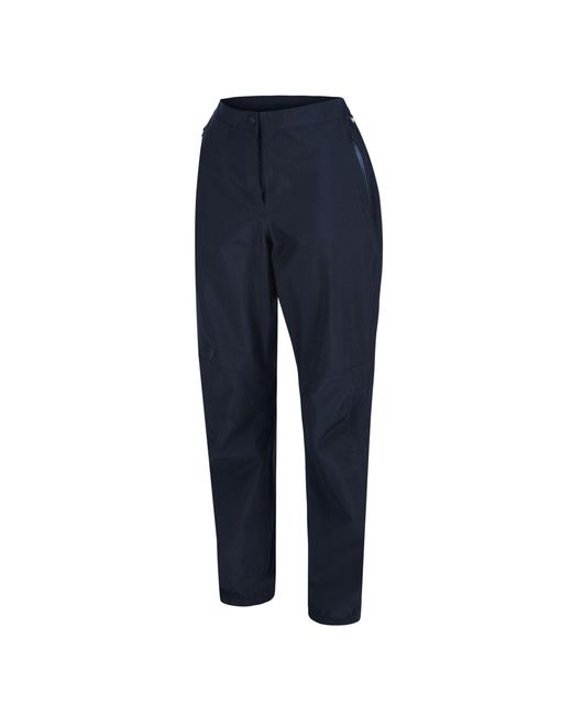 Regatta Blue Highton Waterproof Overtrousers (Long)