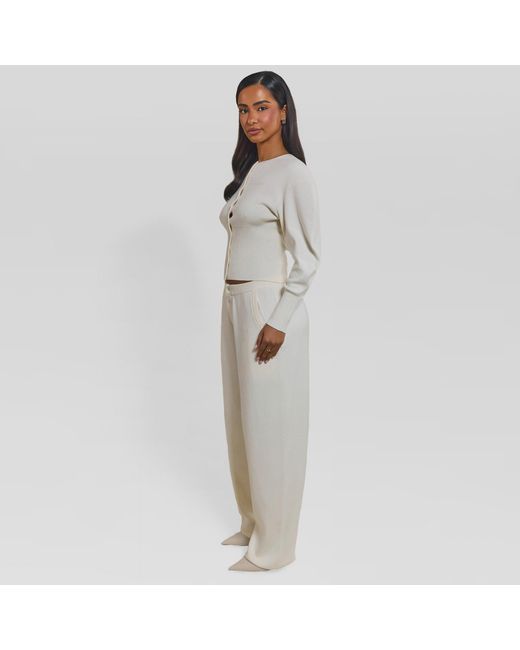 Mars the Label Gray Button Knitted Trousers