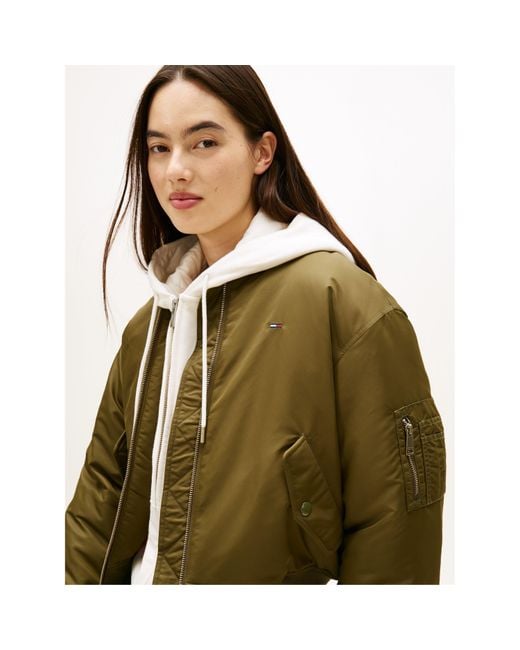 Tommy Hilfiger Green Tj Essentl Bomber Ld62