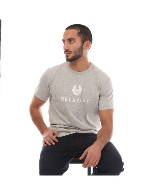 Belstaff Gray Signature T-Shirt for men