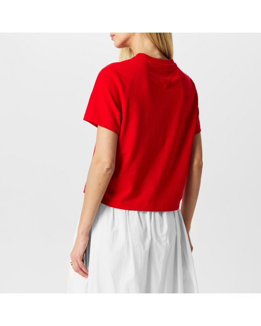 Tommy Hilfiger Red Logo T-Shirt