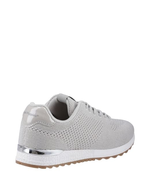 Hush Puppies Gray Katrina Trainer