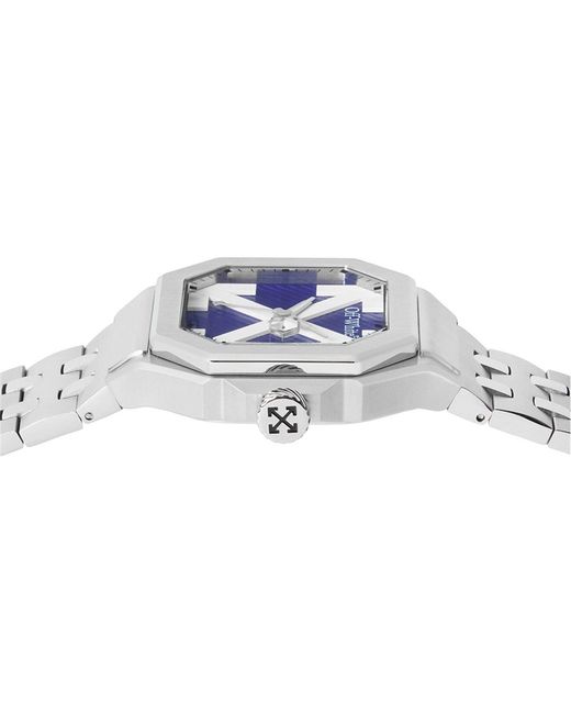 Off-White c/o Virgil Abloh Metallic Heavy Duty Watch for men