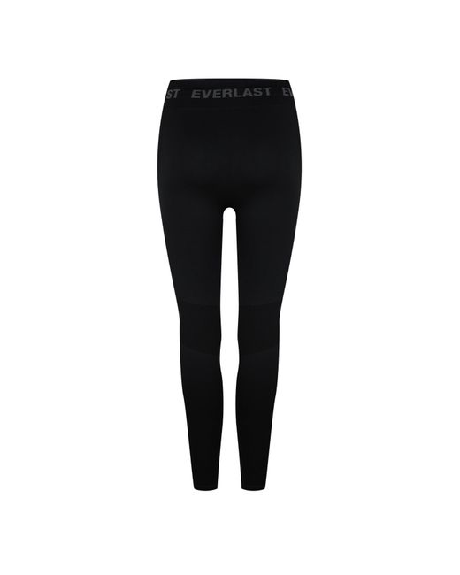 Everlast Black Seamless Logo Yoga Pants