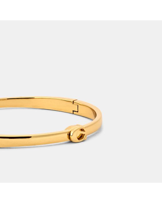 COACH Yellow C Hinge Bangle