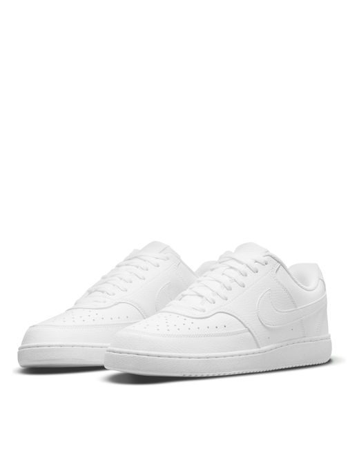 Nike White Court Vision Low Trainers for men