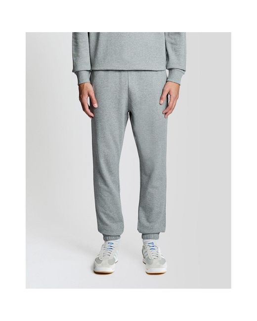 Lyle & Scott Gray Lyle & Scott Cotton Slim Sweatpant for men