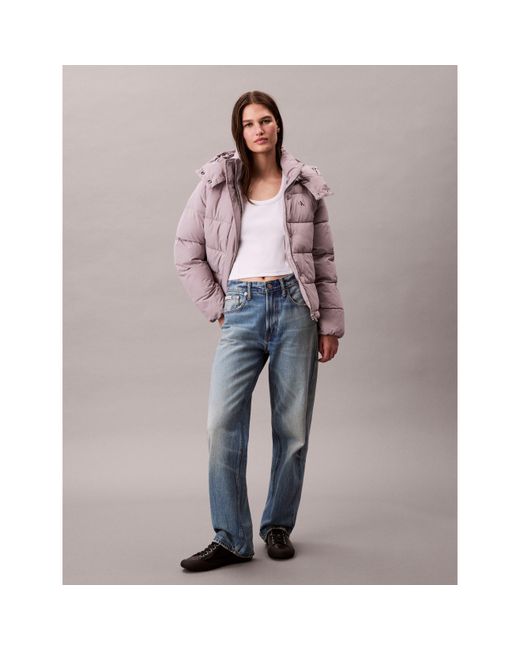 Calvin Klein Multicolor Essential Water Resistant Rds-Certified Down Short Puffer Jacket