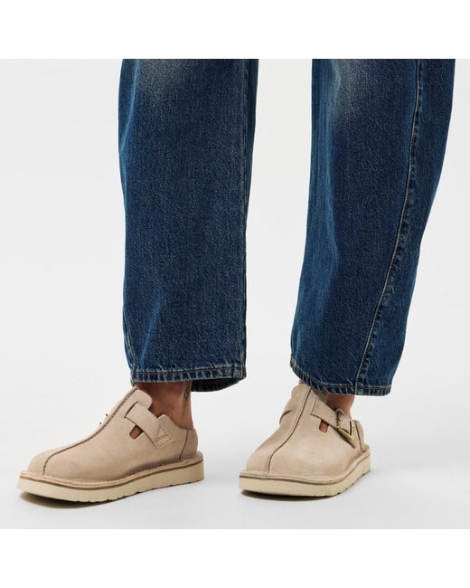 Clarks Natural Solsbury Flat Mules