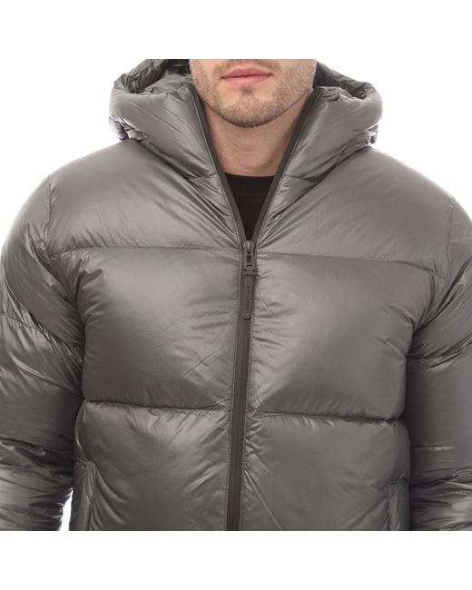 Belstaff Gray Resolve Medium Puffer Jacket for men