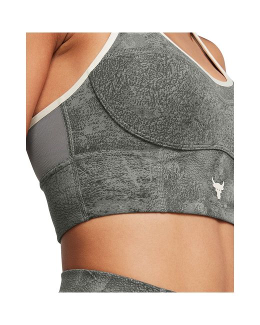 Under Armour Gray Medium Impact Sports Bra