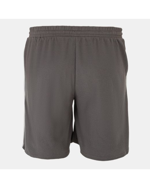 Fabric Gray Waffle Shorts for men