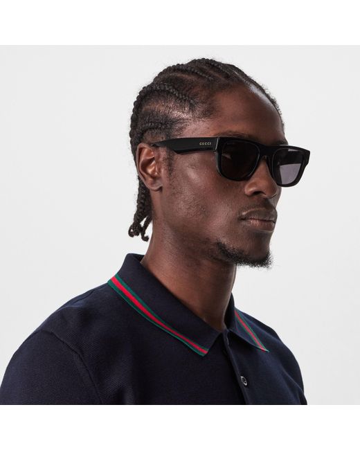 Gucci Gray Wayfarer Sunglasses for men