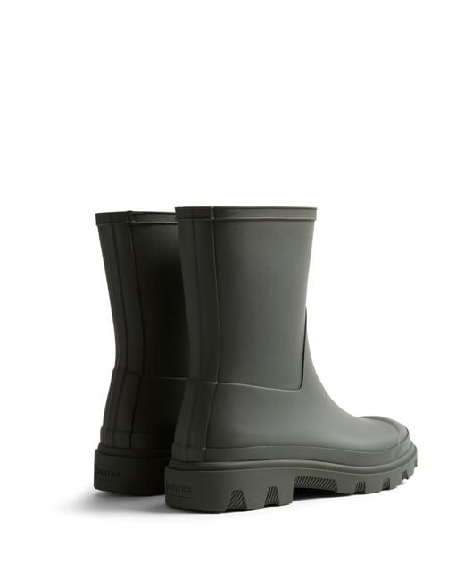 Hunter Black Downpour Short Boot for men