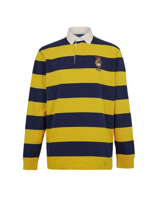 Polo Ralph Lauren Yellow Rugby Shirt for men