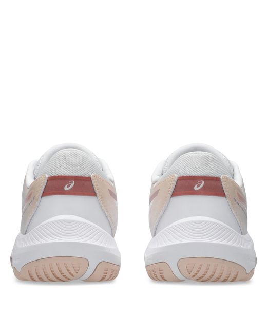 Asics White Netburner Shield Ff Netball Shoes