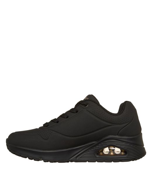 Skechers Black Uno Stand On Air Trainers