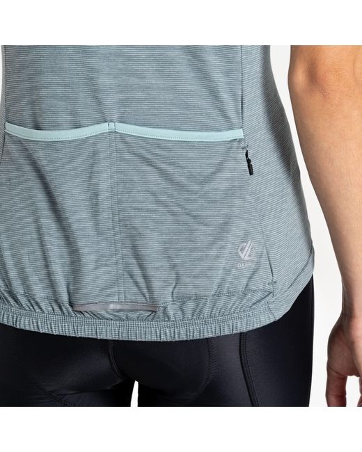 Dare 2b Blue Short-Sleeve Cycling Jersey