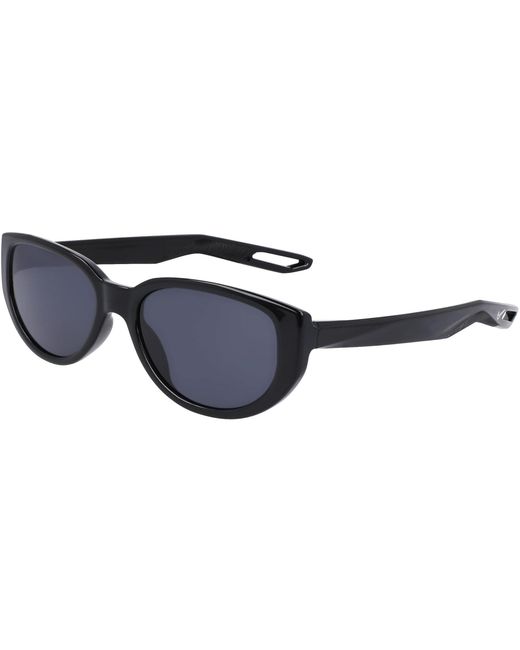 Nike Blue Nv07 Oval Sunglasses