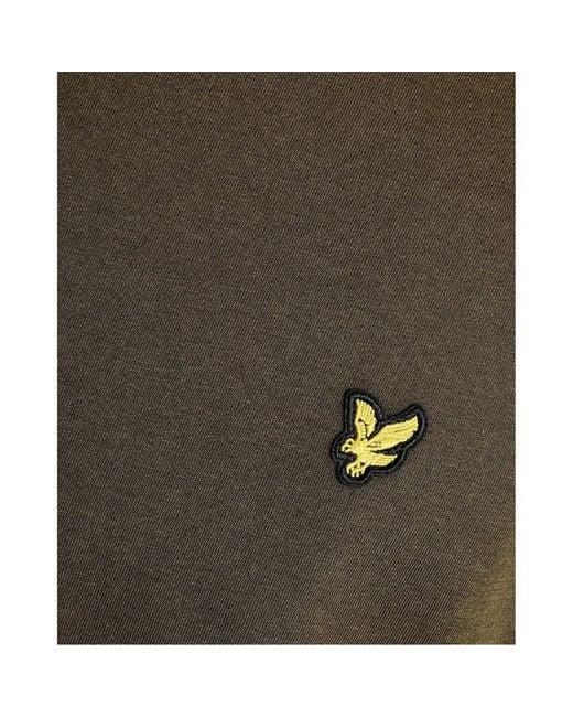 Lyle & Scott Brown Lyle & Scott Small Eagle T-Shirt for men