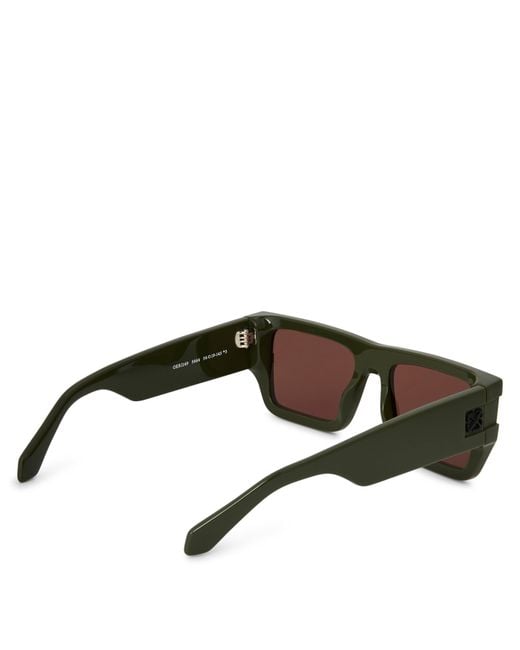 Off-White c/o Virgil Abloh Green Off Chester Sunglasses 99
