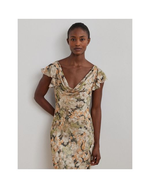 Ralph Lauren Metallic Lusita Gown
