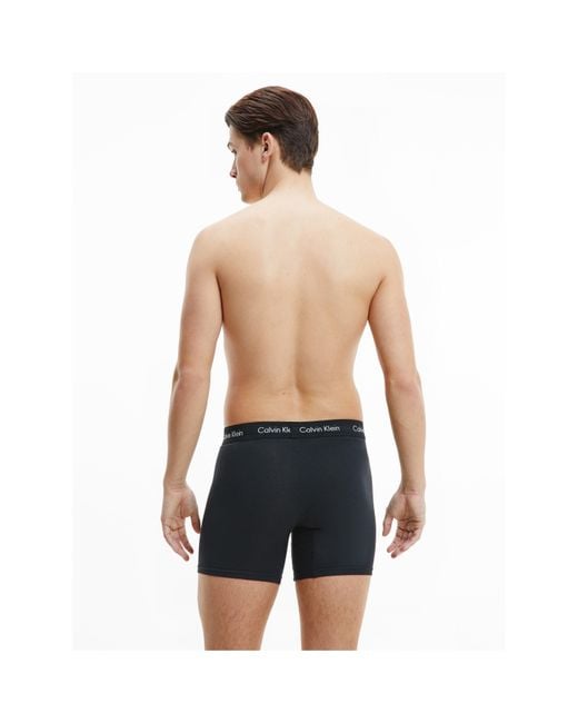 Calvin Klein Black Calvinklein 3 Pack Boxer Briefs for men