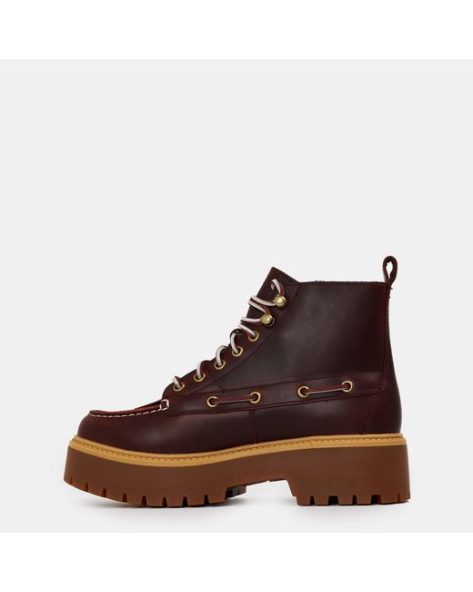 Timberland Brown Stone Street Mid Lace-Up Chukka Boots