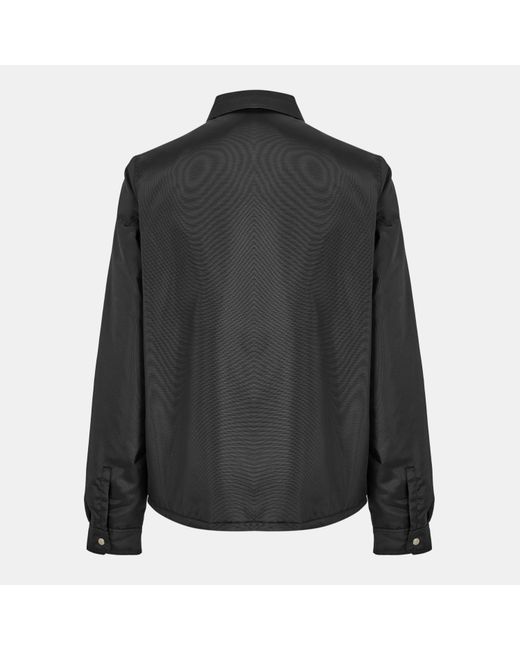 Rick Owens Black Structural Overshirt for men