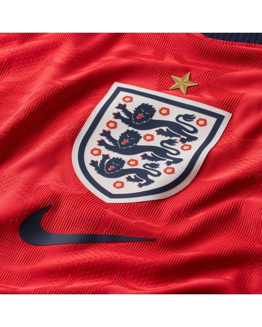 Nike Red England Authentic Away Shirt World Cup 2026 for men