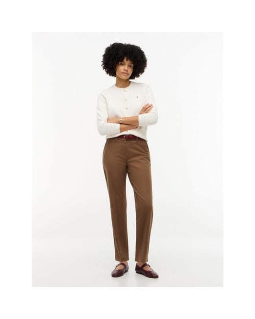 Tommy Hilfiger Brown Tommy Gabardne Chino Ld64