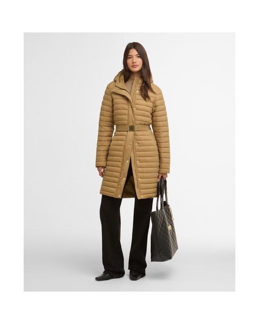 Barbour Natural Longline Jada Puffer Jacket