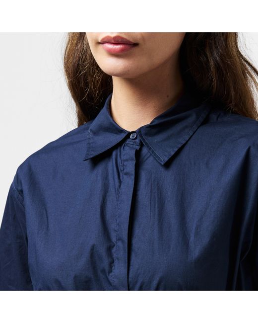 French Connection Blue Rhodes Shirt Dress