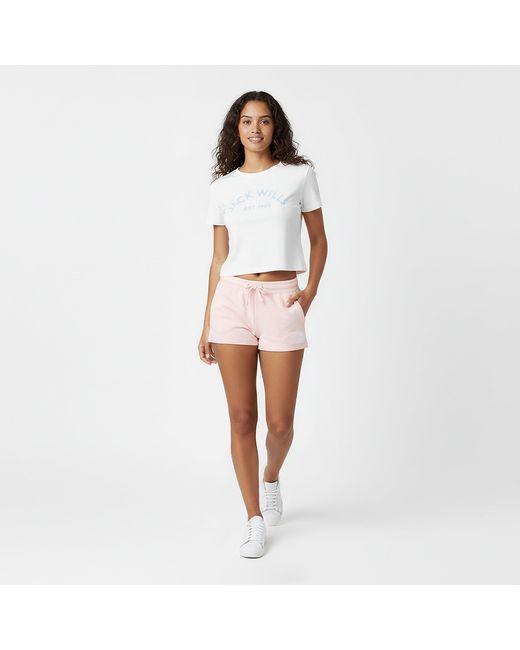 Jack Wills Pink Bea Sweatshorts