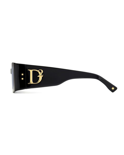 DSquared² Black Round Sunglasses