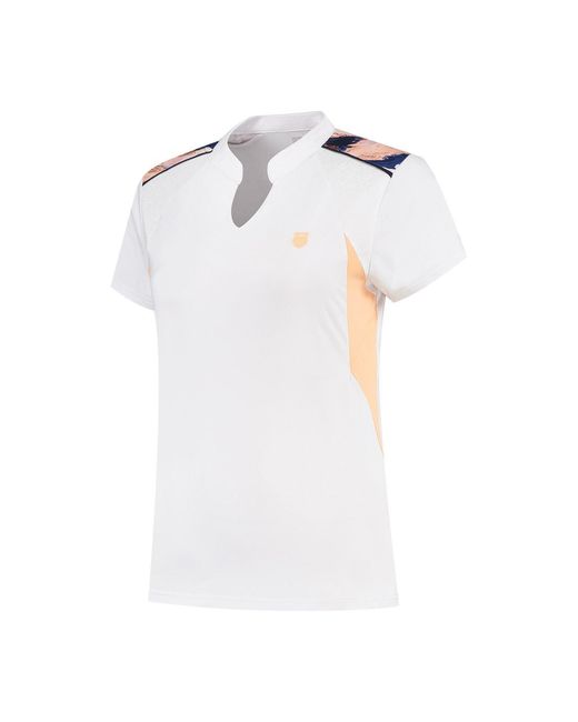 K-swiss White Kswiss Hypcourt Advantage 3 T-Shirt