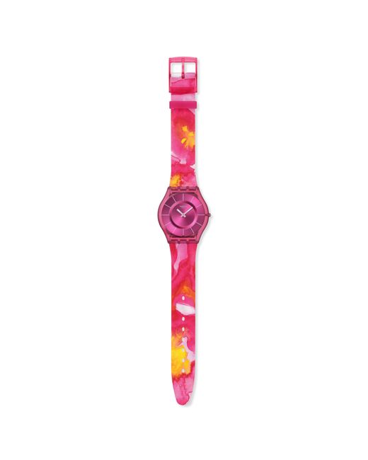 Swatch Pink Paradise Analogue Quartz Watch