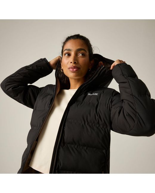 Regatta Black Altoro Thermal Longline Jacket