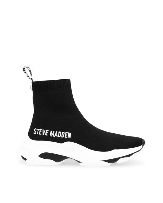 Steve Madden Black Mastery Trainers