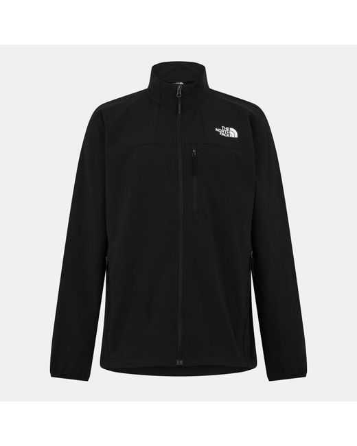 The North Face Black Nimble Wind-Resistant Water-Repellent Softshell Jacket for men
