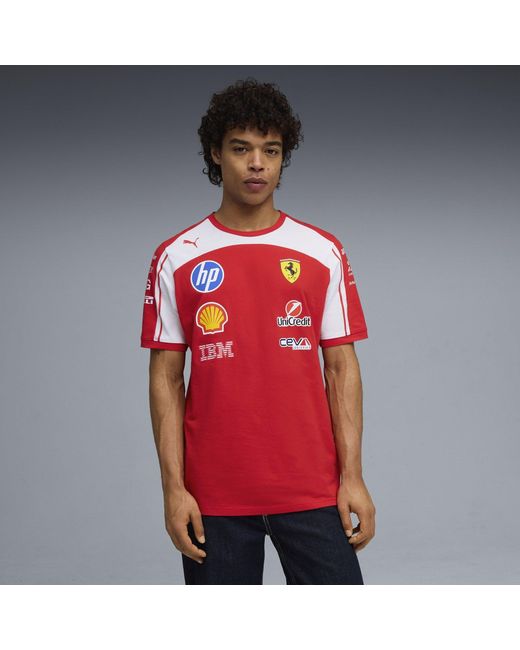 PUMA Red Scuderia Ferrari F1 Replica Tee