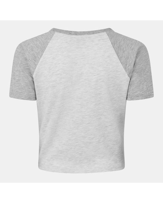 Jack Wills Gray Jw Pop Graphic Oversized T-Shirt