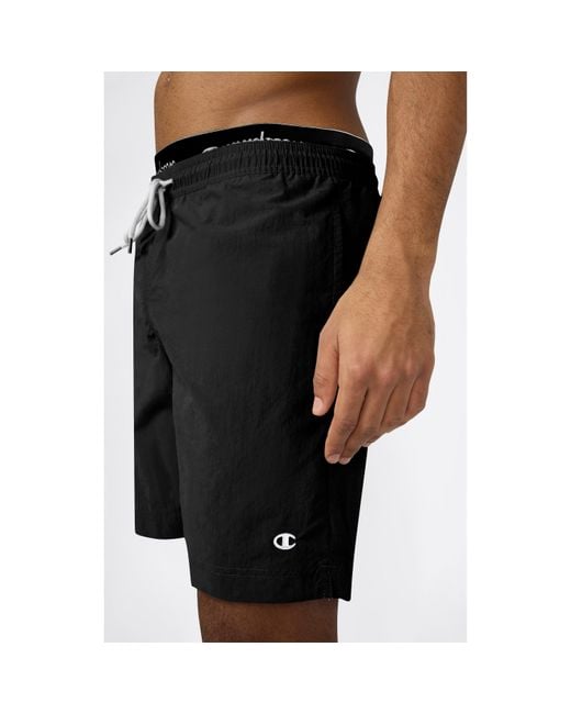 Champion Black Swim Shorts for men